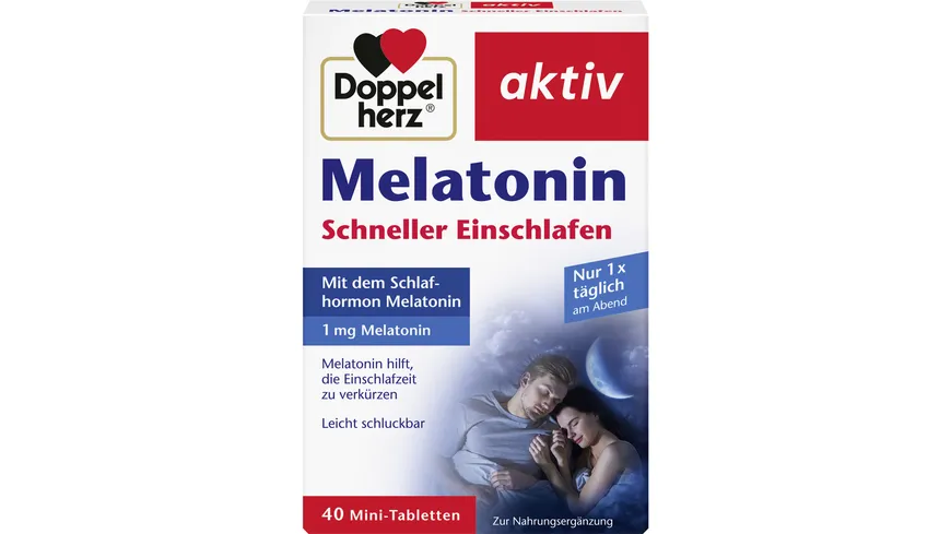Doppelherz Melatonin Schneller Einschlafen