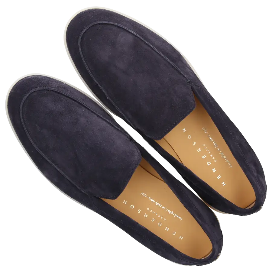 Henderson - Loafer PANAREA Veloursleder - blau