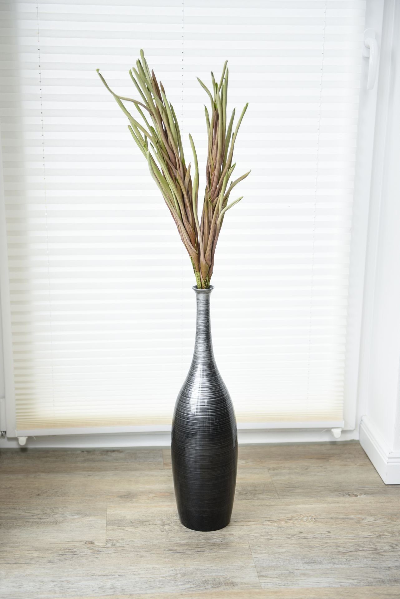 VIVANNO Bodenvase Vase Deko Bodenvase Fiberglas 