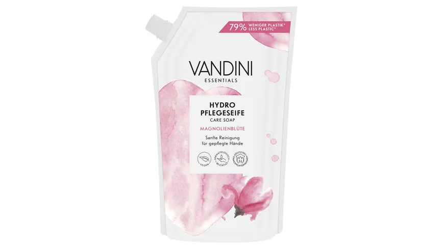 VANDINI HYDRO Pflegeseife Magnolienblüte Nachfüllung 500 ml