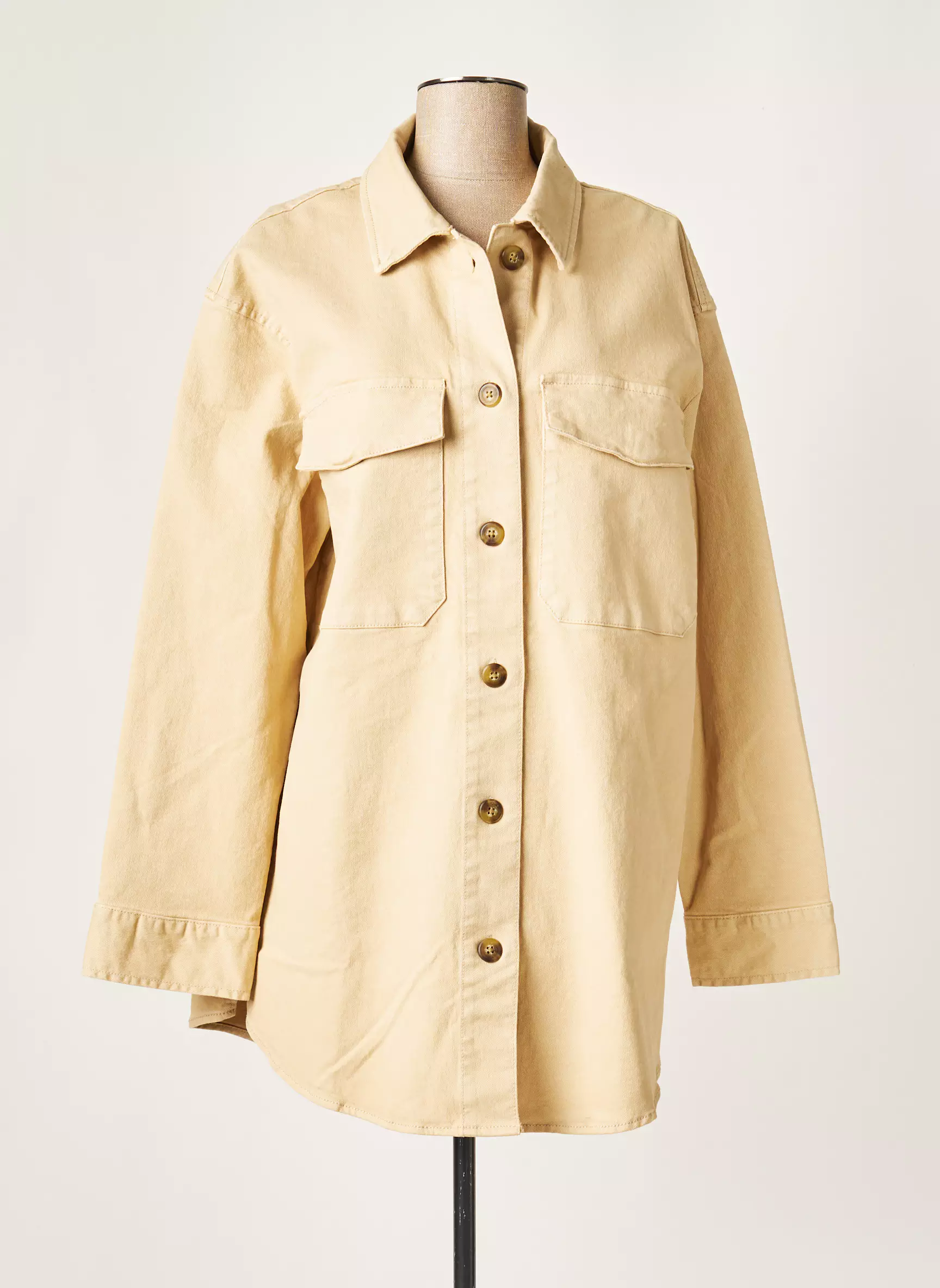 Edc Vestecasual Femme couleur beige