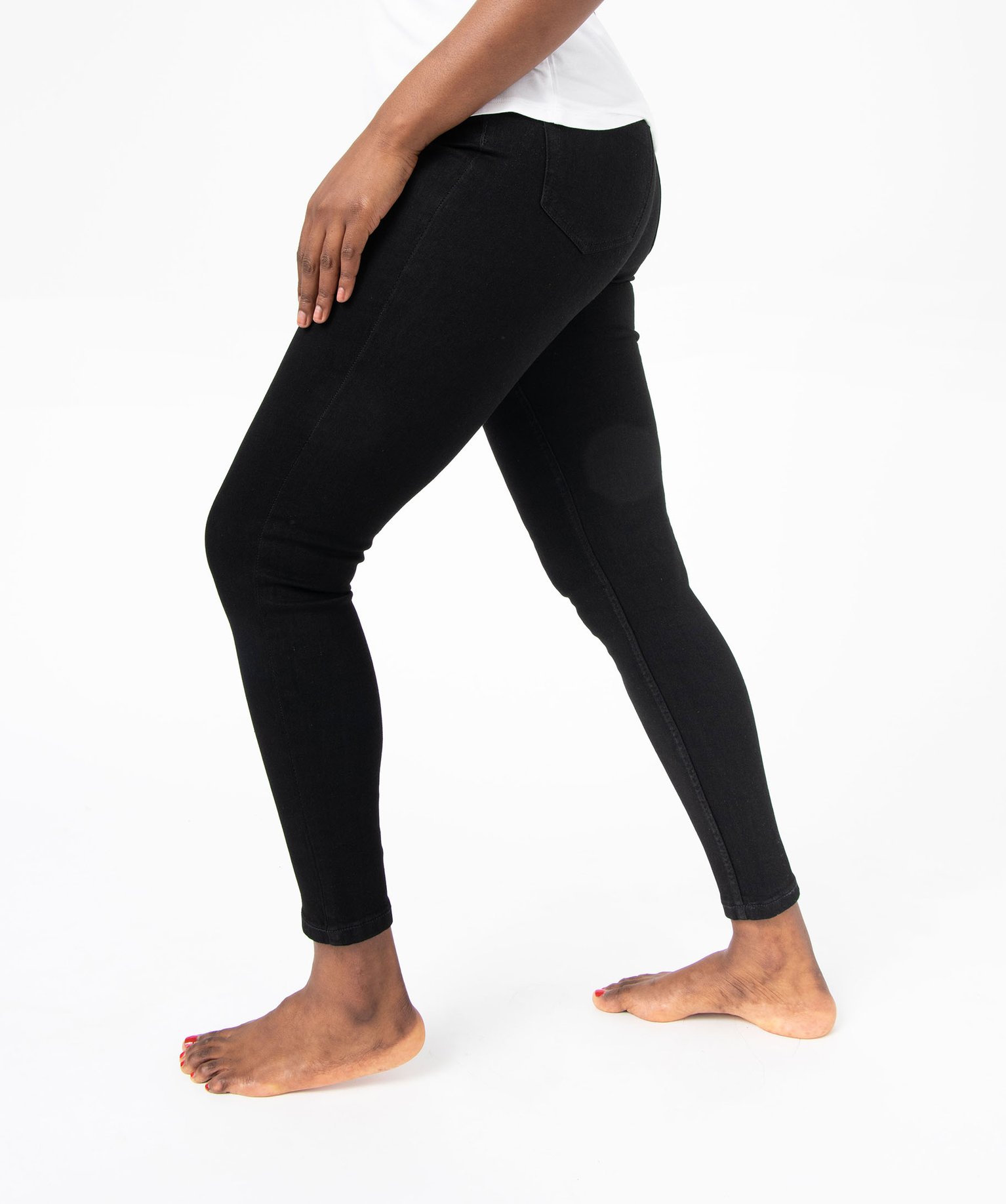 Jean femme coupe Skinny taille normale noir | GEMO