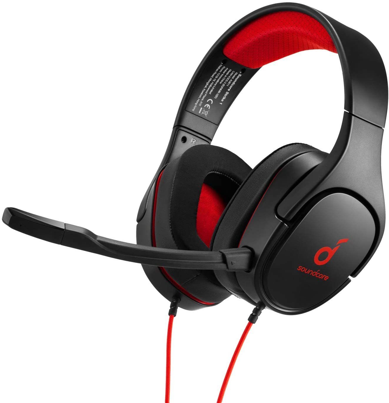 SoundCore Strike 1 Gaming-Headset (Mikrofon mit Geräuschisolierung)