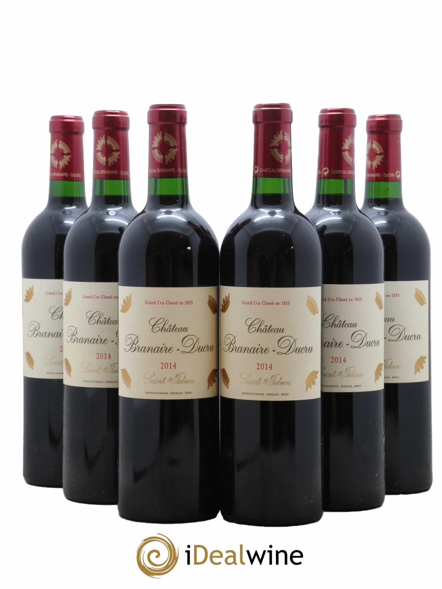 Château Branaire Ducru 4ème Grand Cru Classé  2014 - Lot de 6 Bouteilles