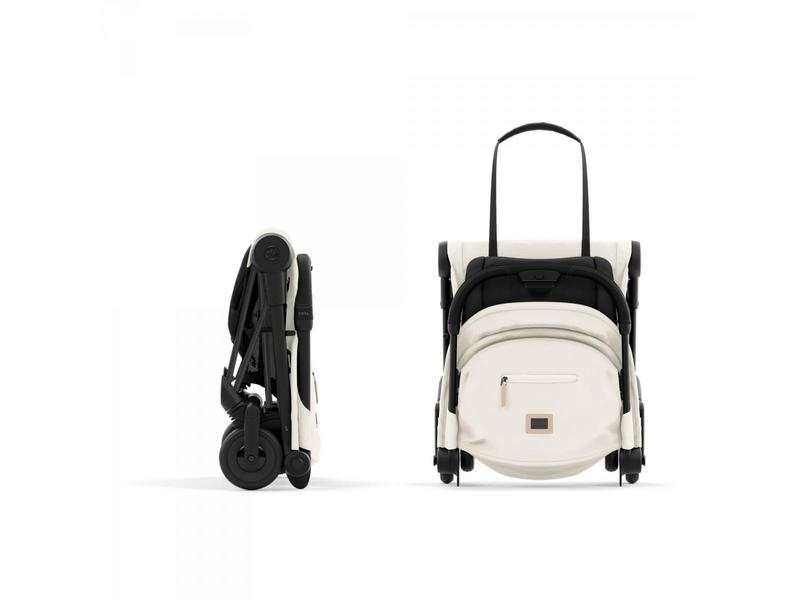 Coya - Poussette Citadine Ultra Compacte - Châssis Matt Black et Siège Off White | CYBEX