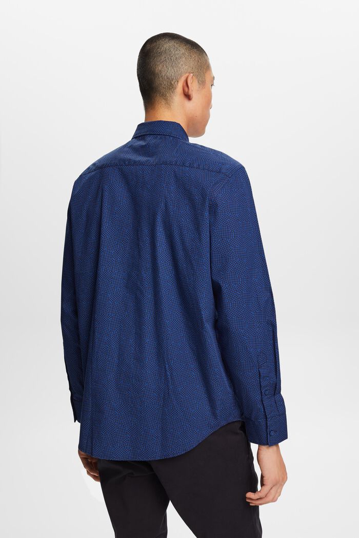 Gemustertes Hemd, 100 % Baumwolle