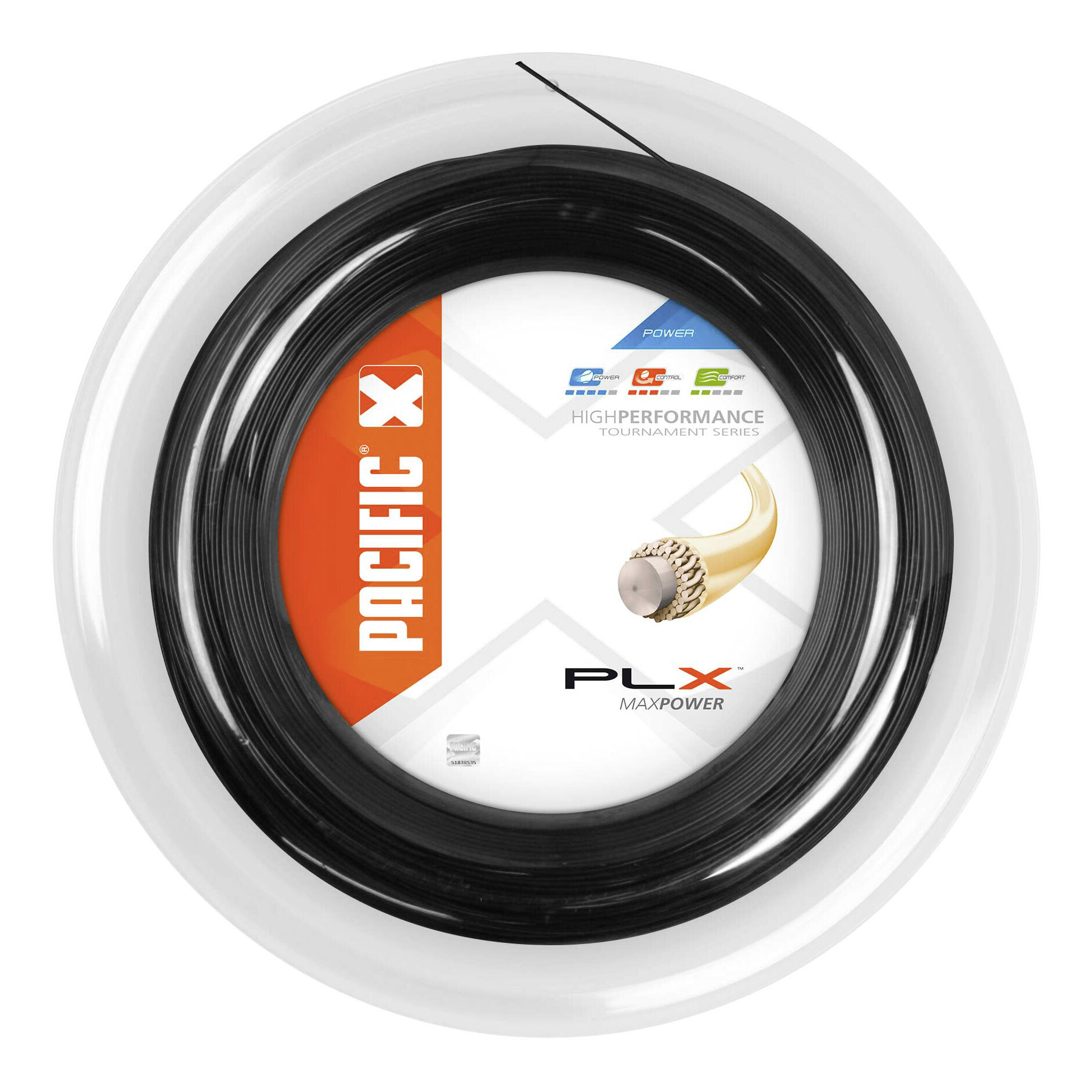 PLX Saitenrolle 200m - Schwarz
