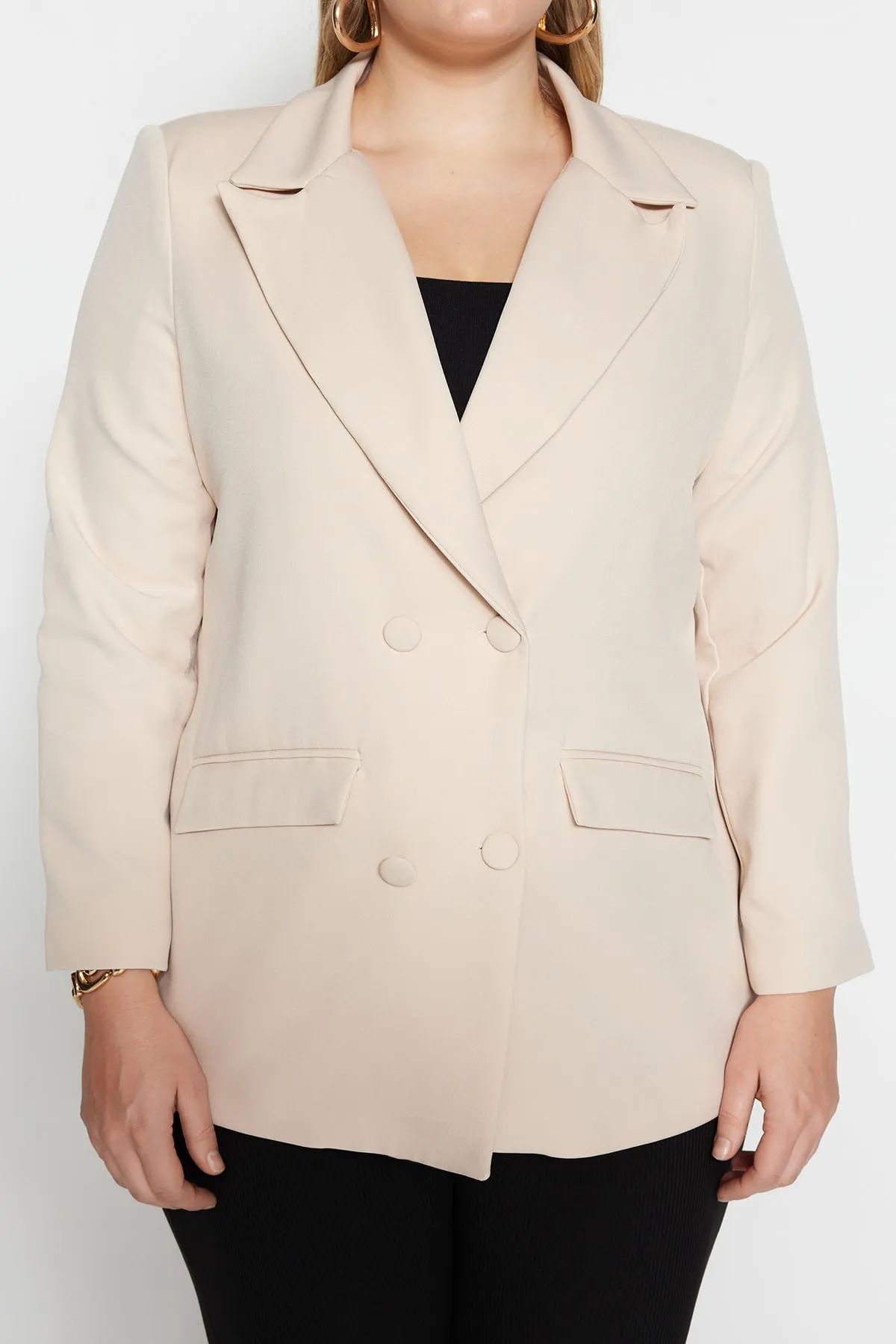 Trendyol Curve  Jacke mit Steintaschendetail TBBSS22CE0180