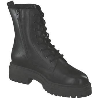 Leone Schnürstiefelette in schwarz