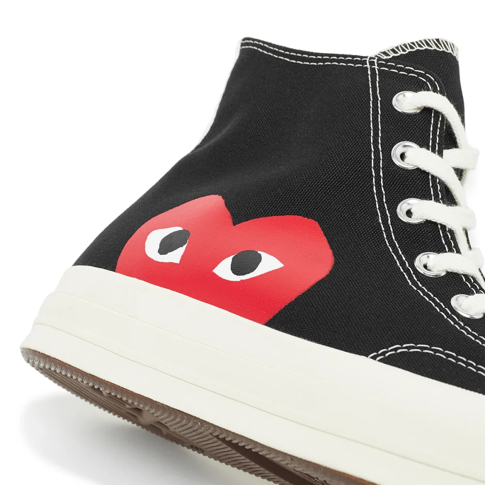 Comme des Garcons Play Converse Big Heart 70 Taylor Hi Chuck P1-K112-1 / schwarz
