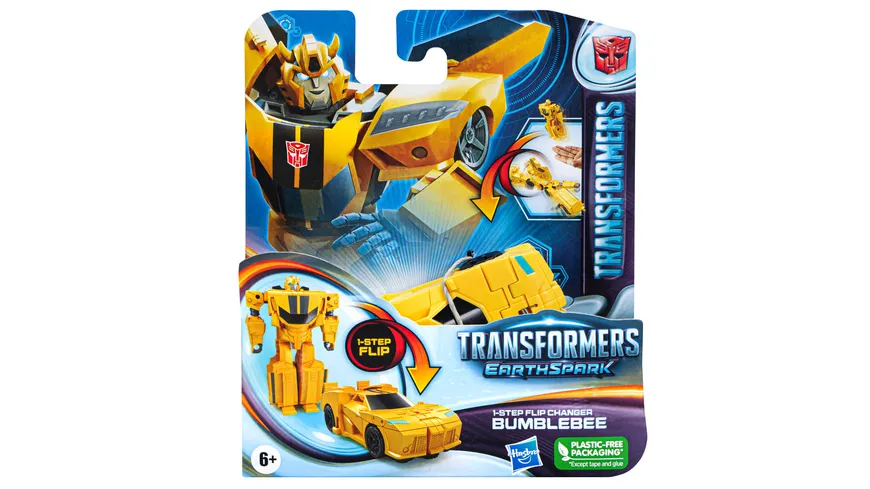 Hasbro - Transformers EarthSpark 1-Step Flip Changer, 1 Stück, sortiert