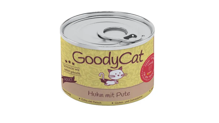 GoodyCat Dose Huhn mit Pute, Tomate&Brokkoli 180 g