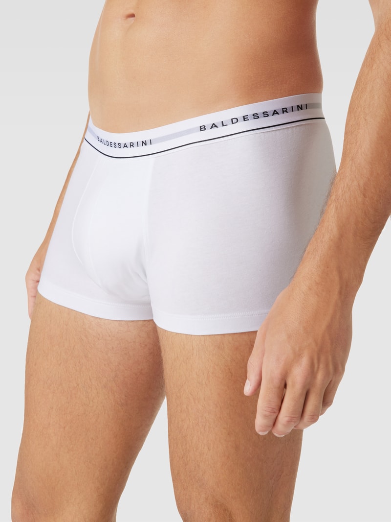 Pants mit Trunks mit Logo-Bund im 3er-PackBund in dunkelgrau meliert