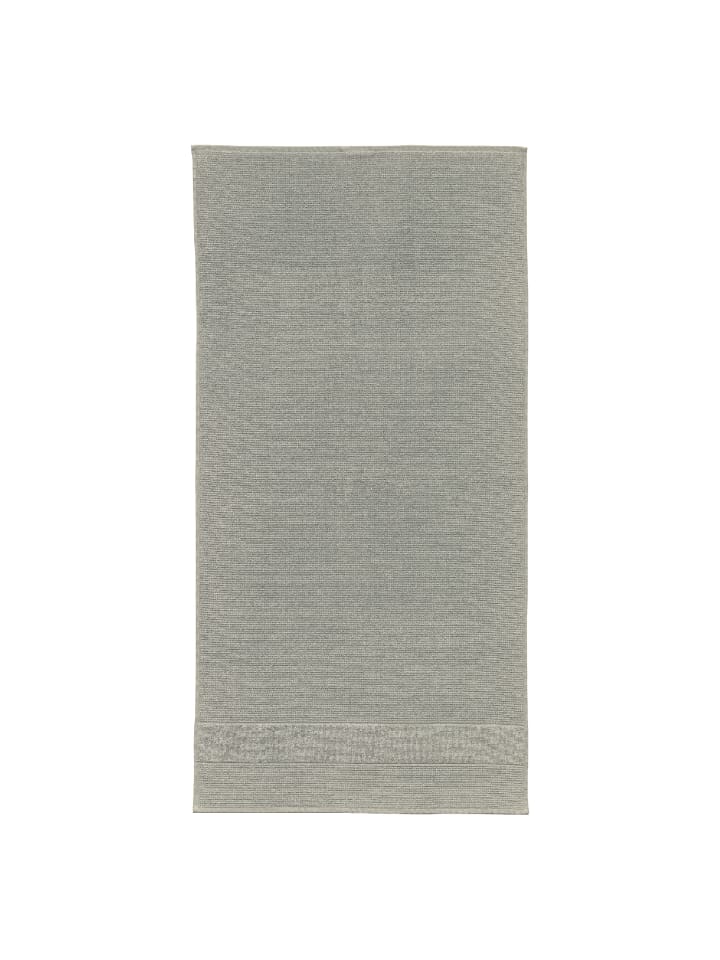 Schiesser 2er-Set: Duschtücher Turin in Grau günstig kaufen 70 x 140 cm