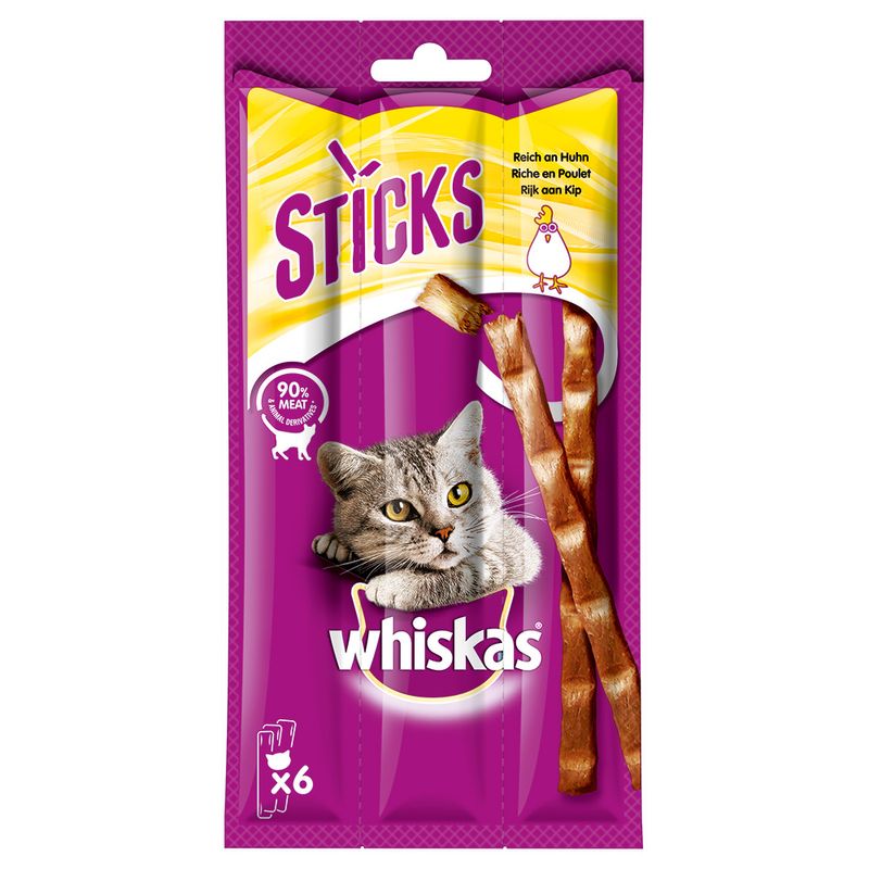 Sparpaket Whiskas Sticks 28 x 36 g zu TOP-Preisen
