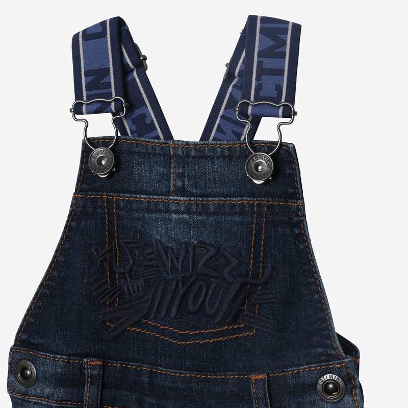 Salopette garçon denim brut brodé Catimini