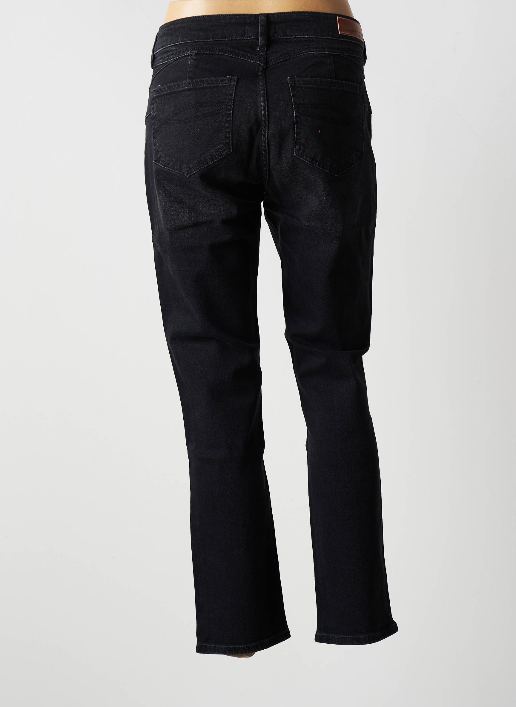 Esprit De La Mer Jeans Coupe Slim Femme couleur noir