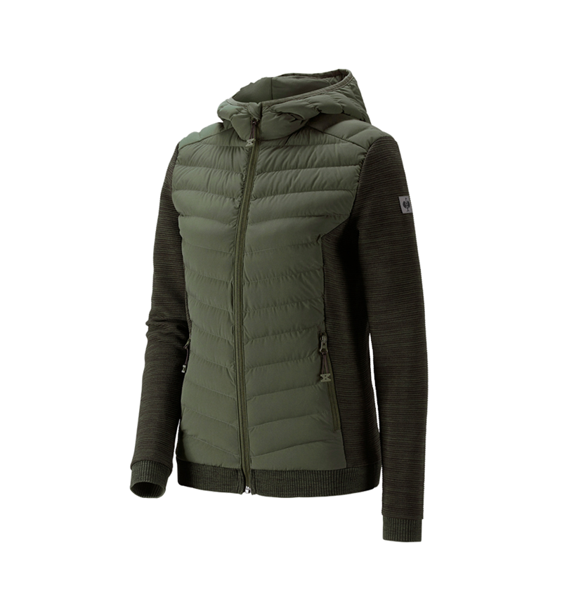 Hybrid Kapuzenstrickjacke e.s.motion ten, Damen