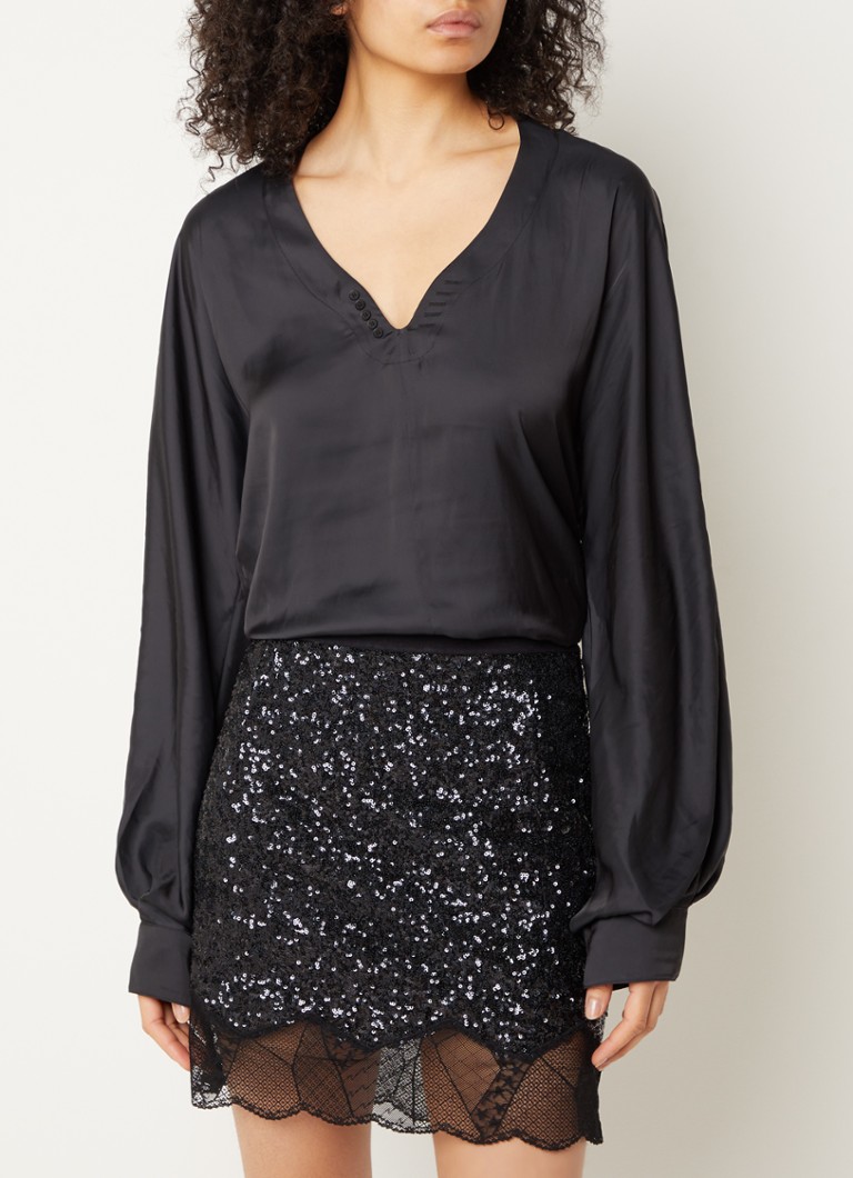 Zadig&Voltaire Tonastir satin tunic