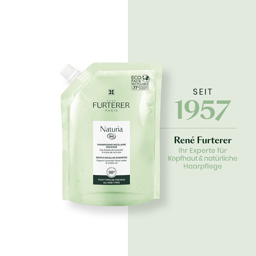 Rene Furterer Naturia Sanftes Mizellen-Shampoo 400 ml Refill