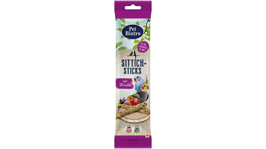Pet Bistro Sittich-Sticks mit Früchten