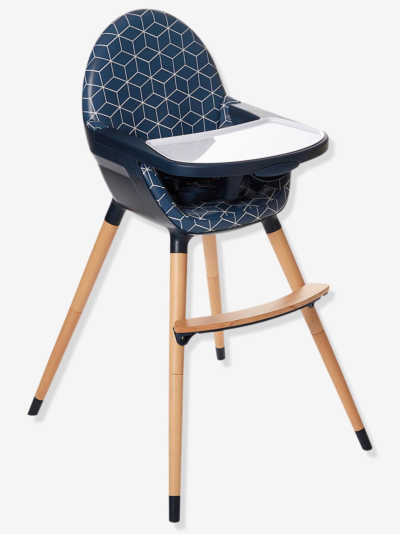 Chaise haute évolutive 2 hauteurs TopSeat gris