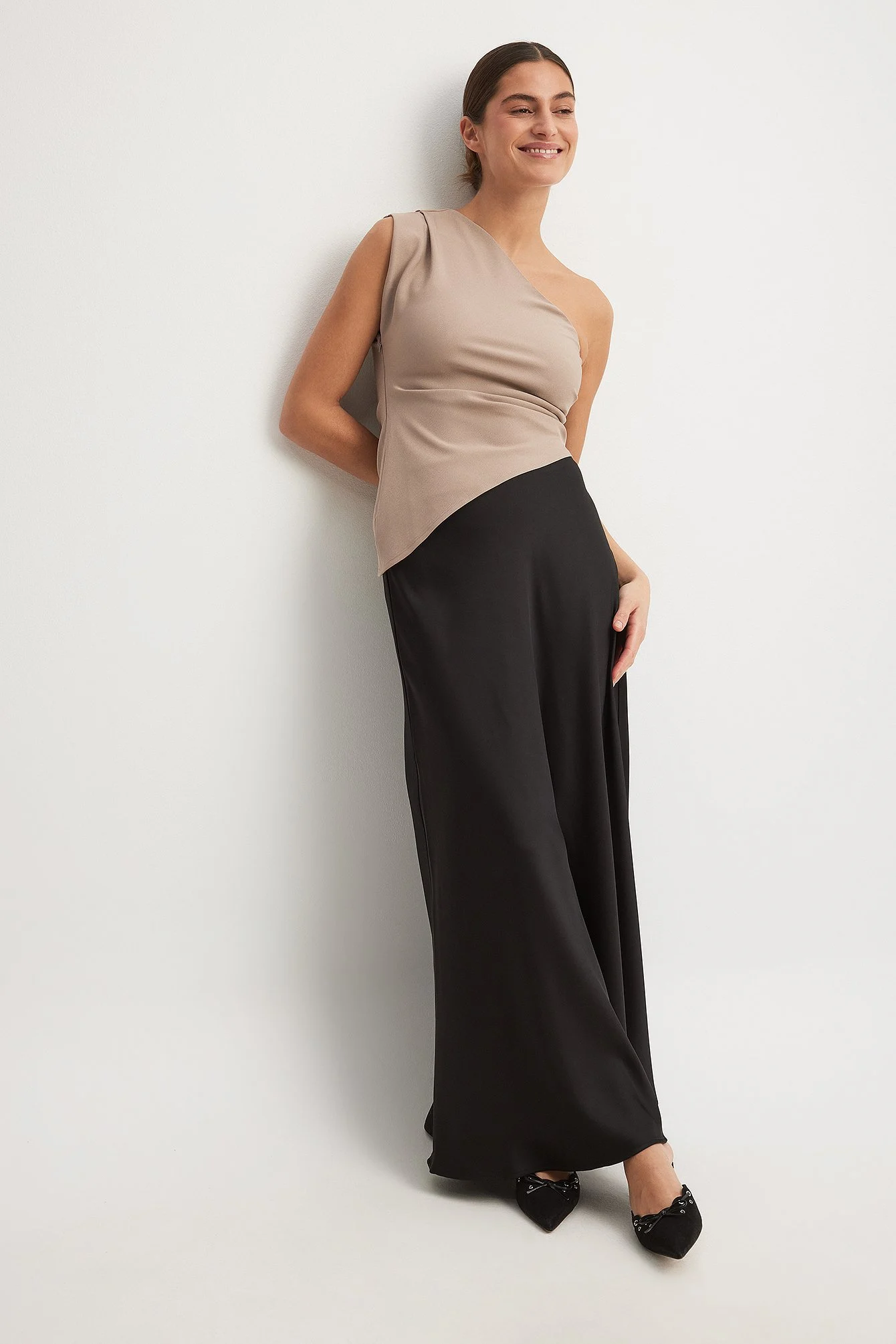 Einschultriges asymmetrisches Top