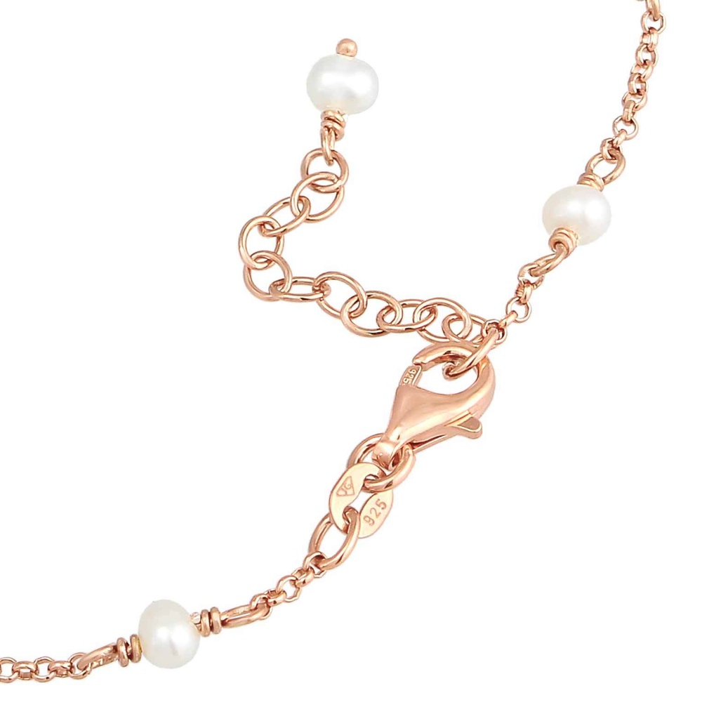 Elli Elli Bracelet de Cheville Femmes Bracelet de Cheville Élégant avec Perles d'eau d Bijoux