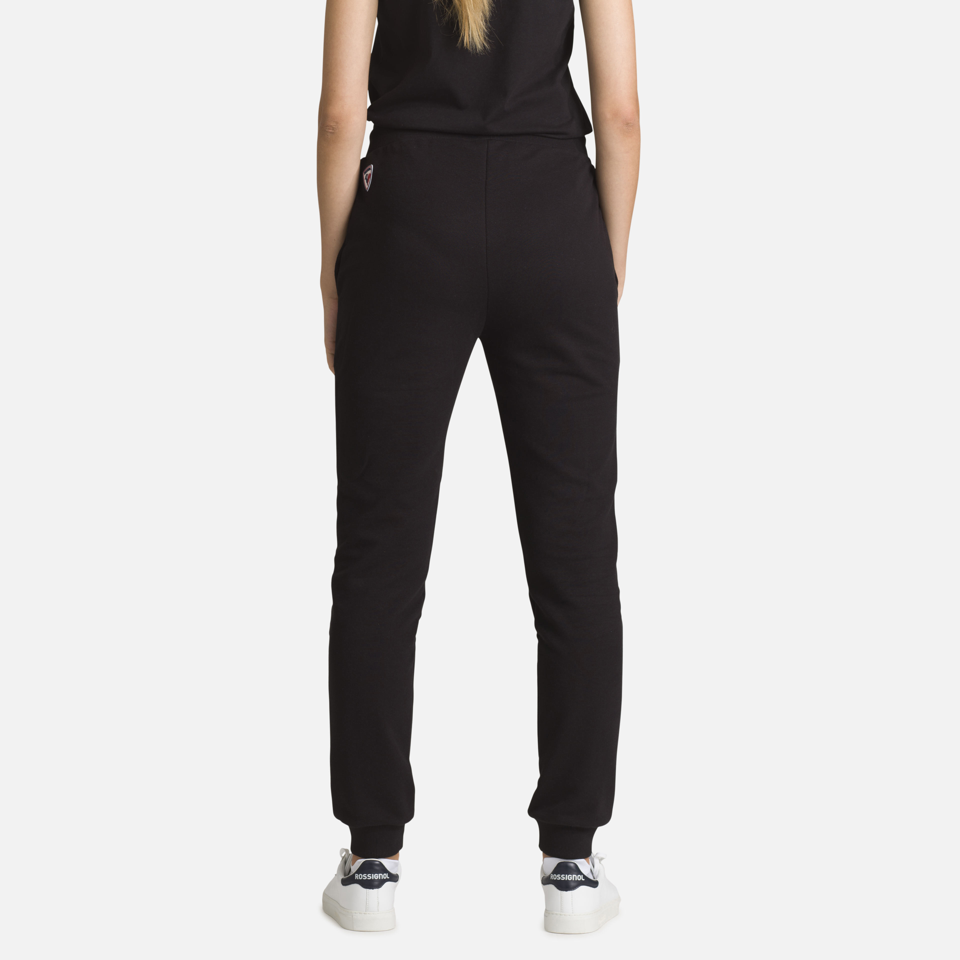 Pantalon en coton logo femme