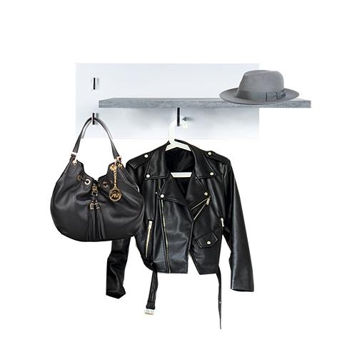 Phoenix Garderobe Bruno, Beton-Optik
