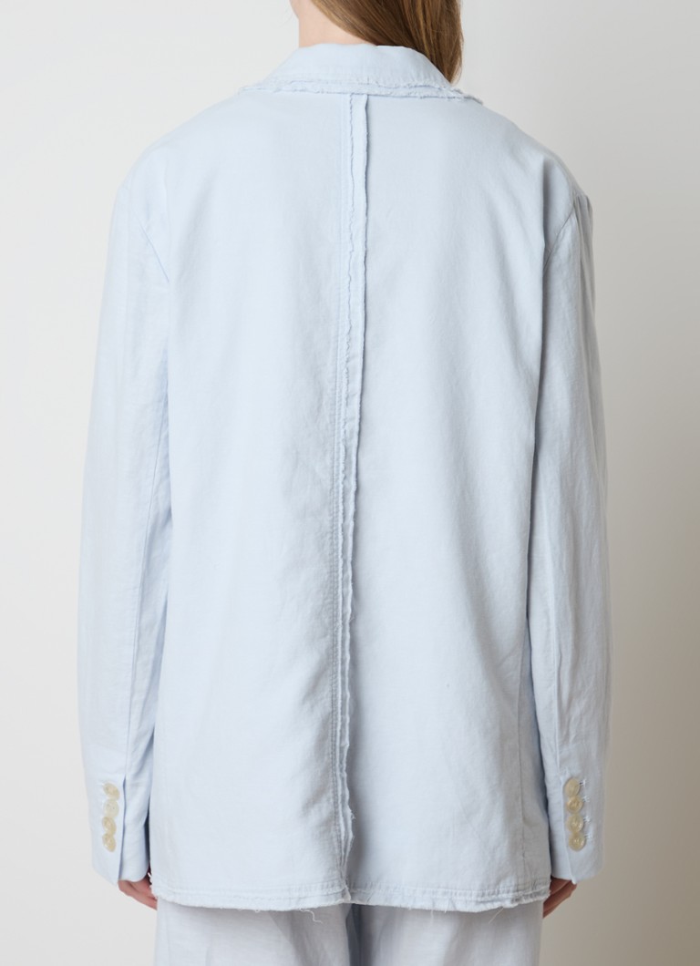 Acne Studios Blazer in linen blend with flap pockets