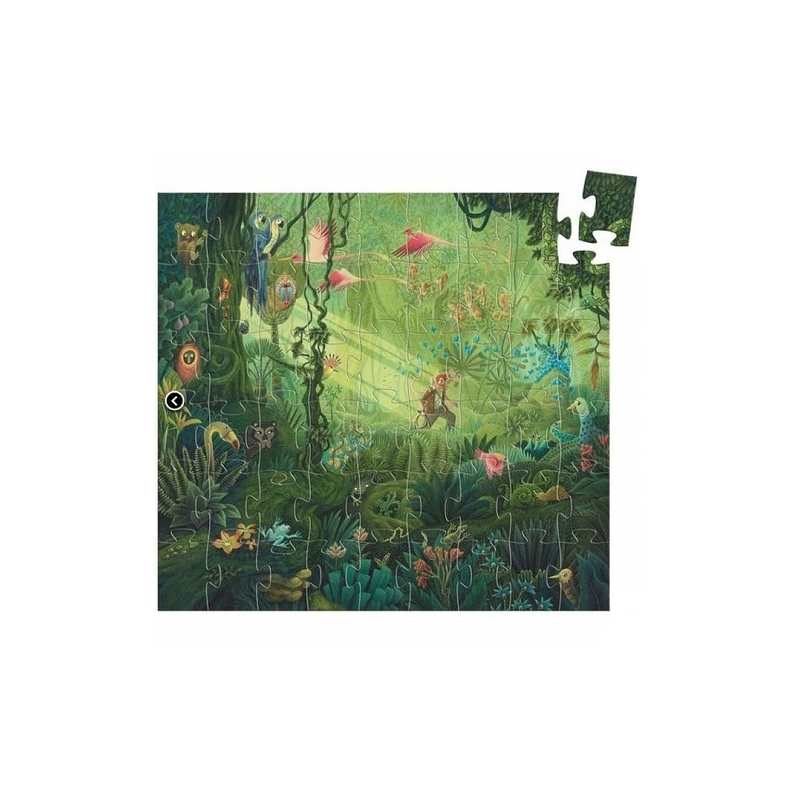 Puzzle silhouette Dans la jungle 54 pièces