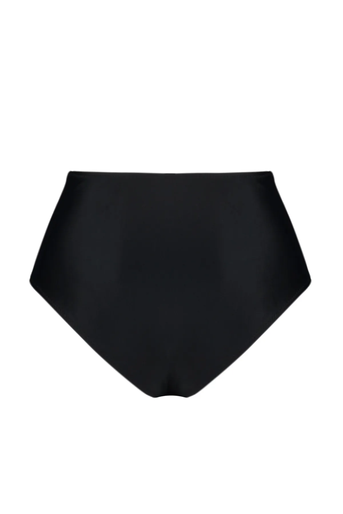 Trendyol Collection  Schwarze Hipster-Bikinihose mit V-Ausschnitt und hoher Taille TBESS20BA0248