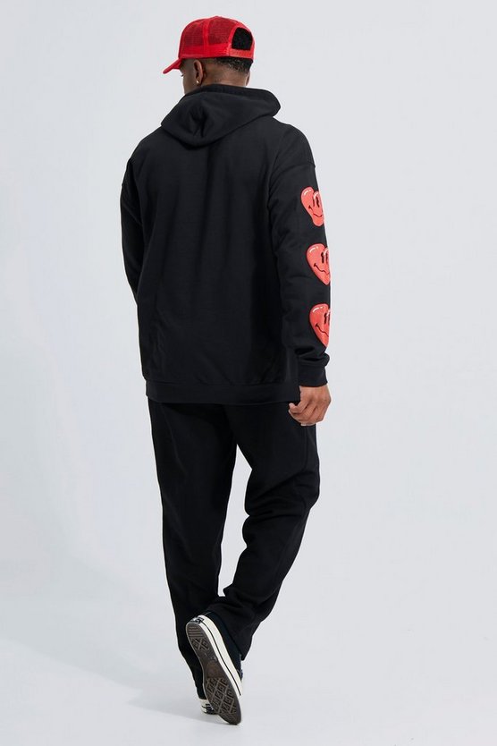 Hoodie mit Herz-Print