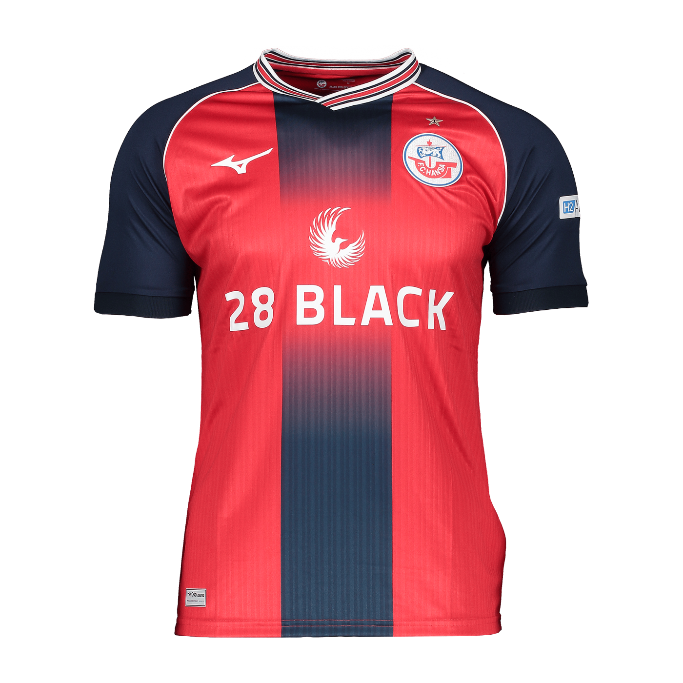 Mizuno Hansa Rostock Trikot 3rd 2024/2025 Rot F64