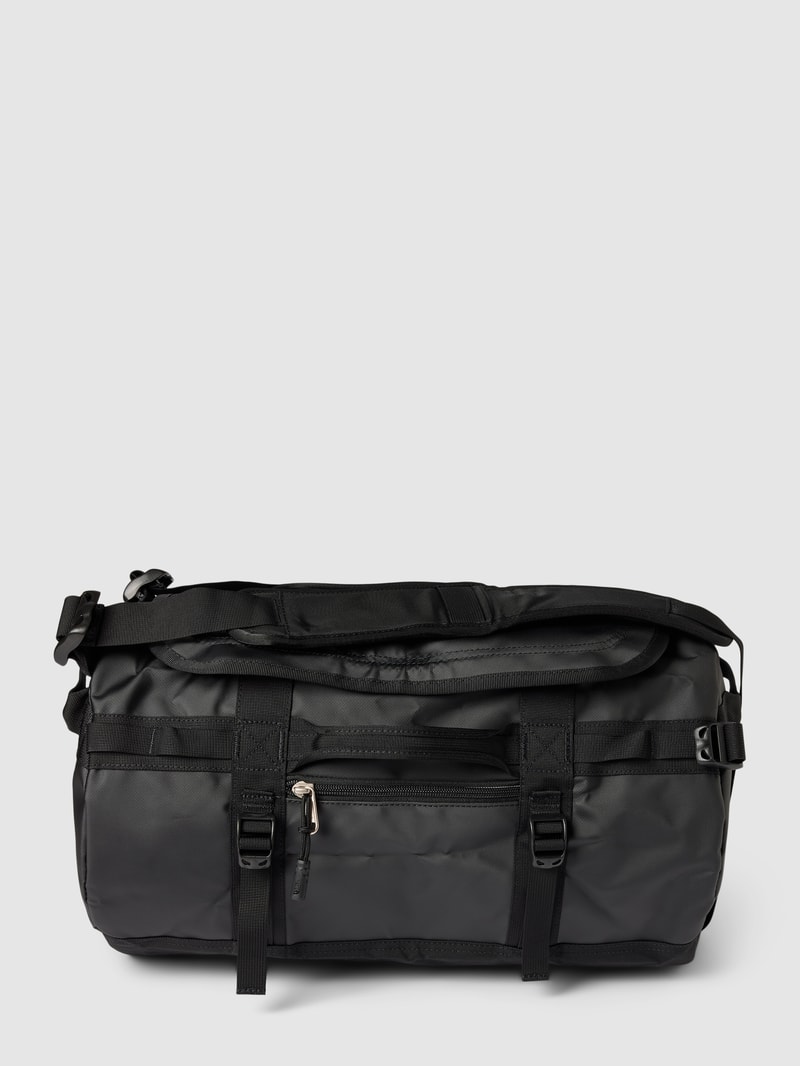 Sporttasche mit Label-Print Modell 'BASE CAMP DUFFEL XS' in schwarz
