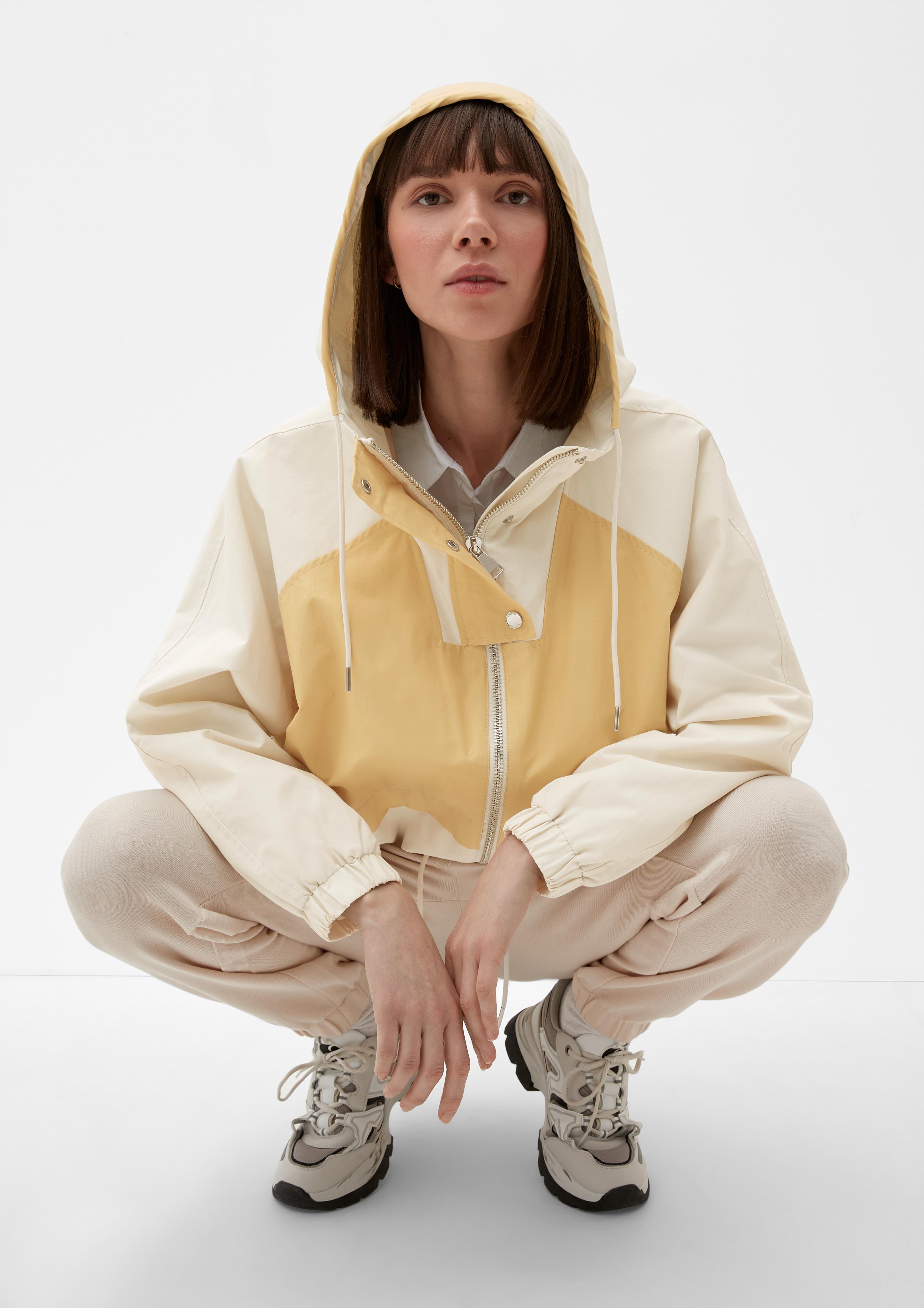 Outdoor-Jacke in Bicolor-Optik  2126468-0330