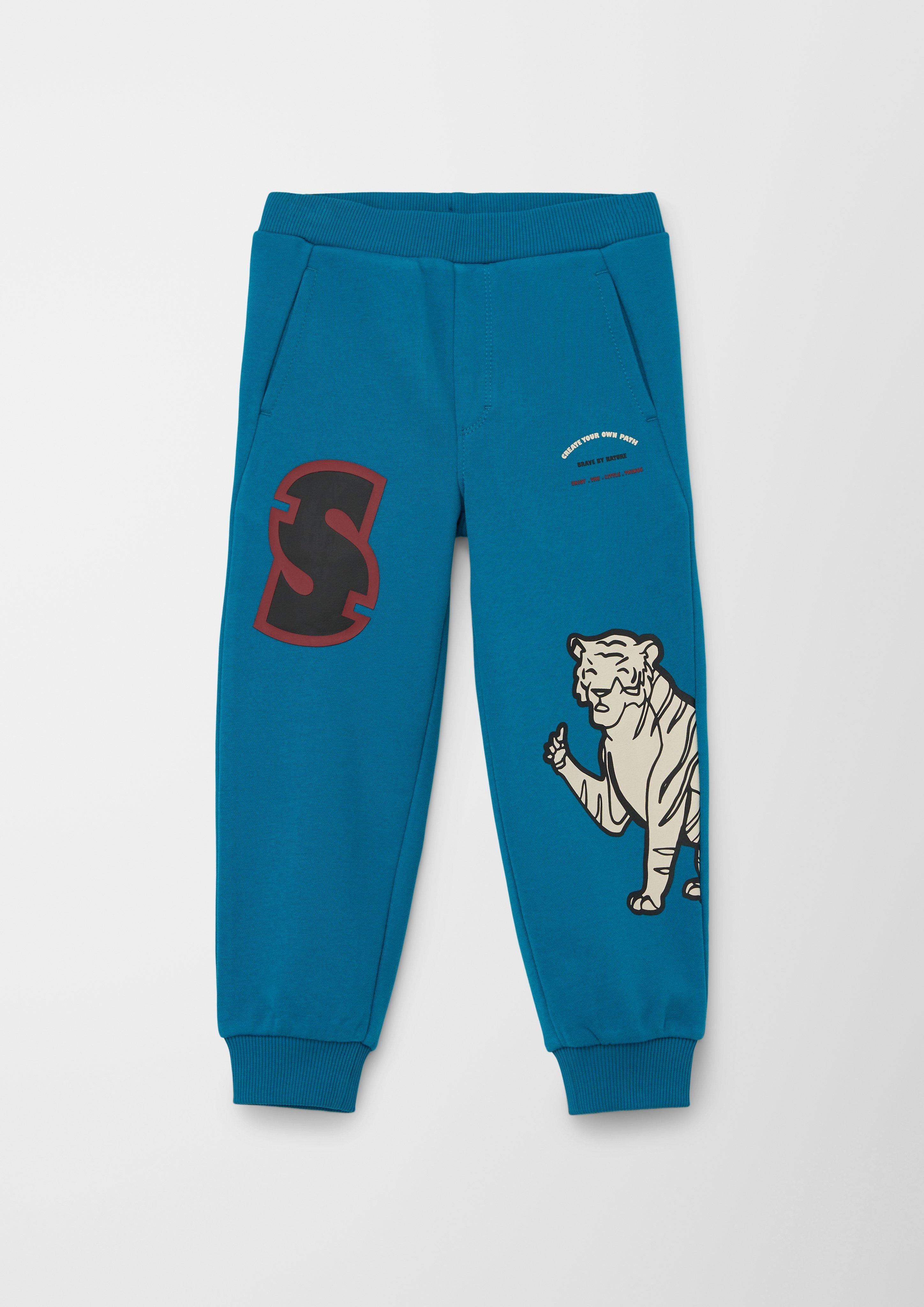 Regular: Sweatpeants mit gummierten Prints  2134186-6471