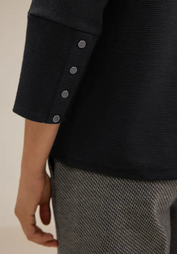 Street One Strukturshirt mit 3/4-Arm