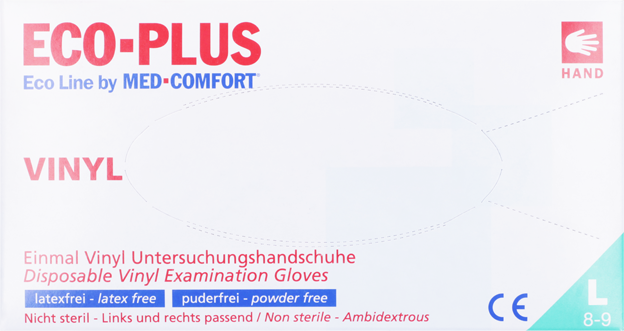 Einmalhandschuhe Vinyl Gr. L puderfrei