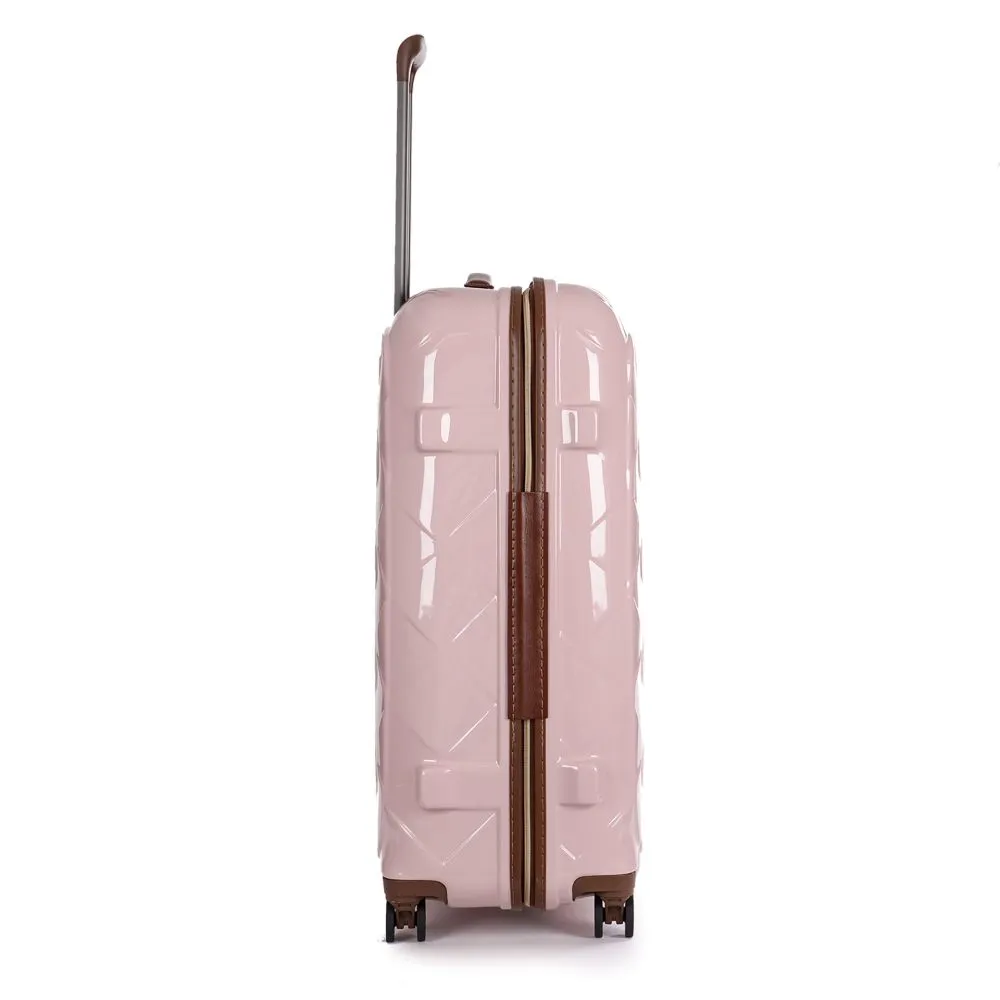 Stratic Leather&More - Hartschalen-Koffer L (bis 76cm) - rose