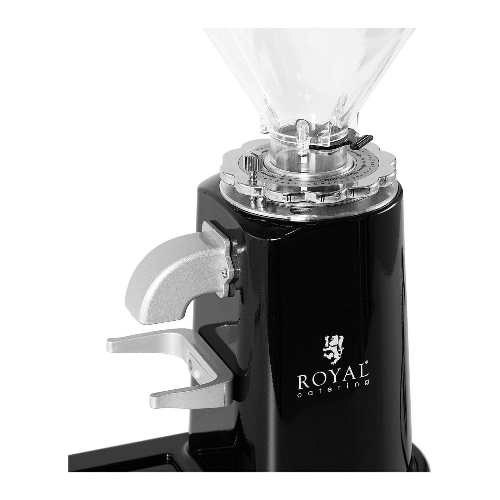 Royal Catering Kaffeemühle Kaffeemühle elektrisch Kaffee Mahl Maschine 200 W 1000 ml Kunststoff, 200 W