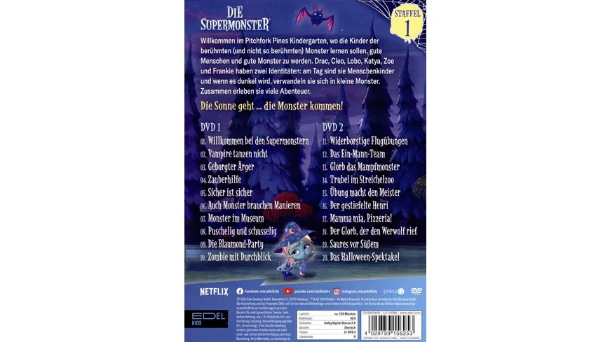 Die Supermonster -Staffel 1  [2 DVDs]