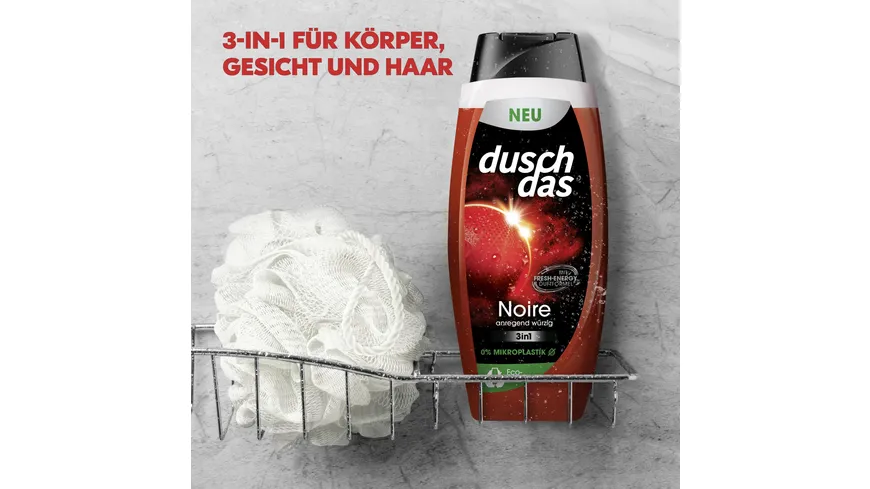 Duschdas Duschgel Noire 3in1 XXL 450 ml