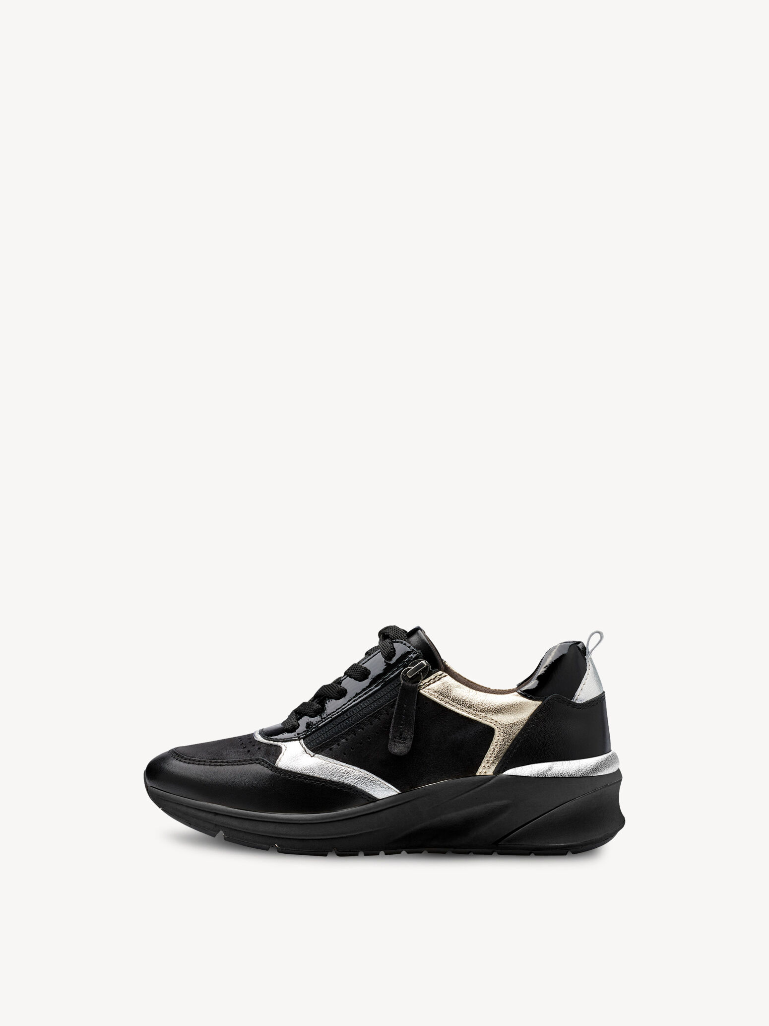 Basket en cuir - noir