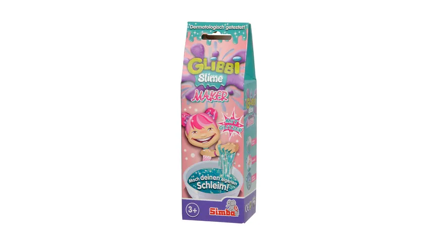 Simba - Glibbi Glitter Slime Maker, 1 Stück, sortiert 50 g