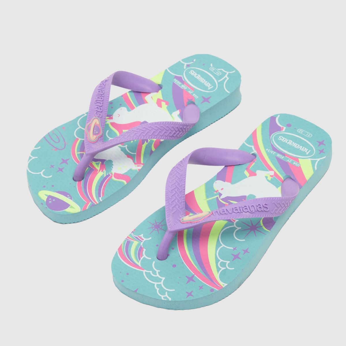 Havaianas blå fantasy flickor juniorsandaler