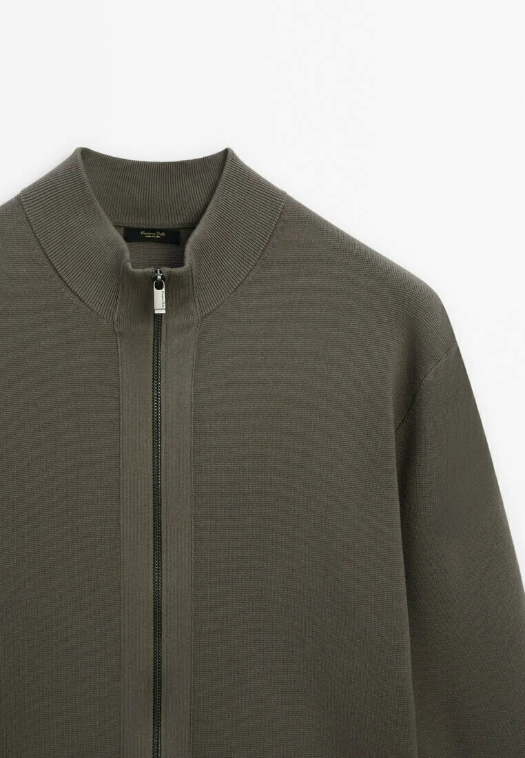 Massimo Dutti MILANO CON CUELLO ALTO Y CREMALLERA - Cárdigan