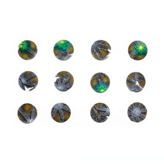 Chaos Temple 30 mm Round Base Toppers (12)
