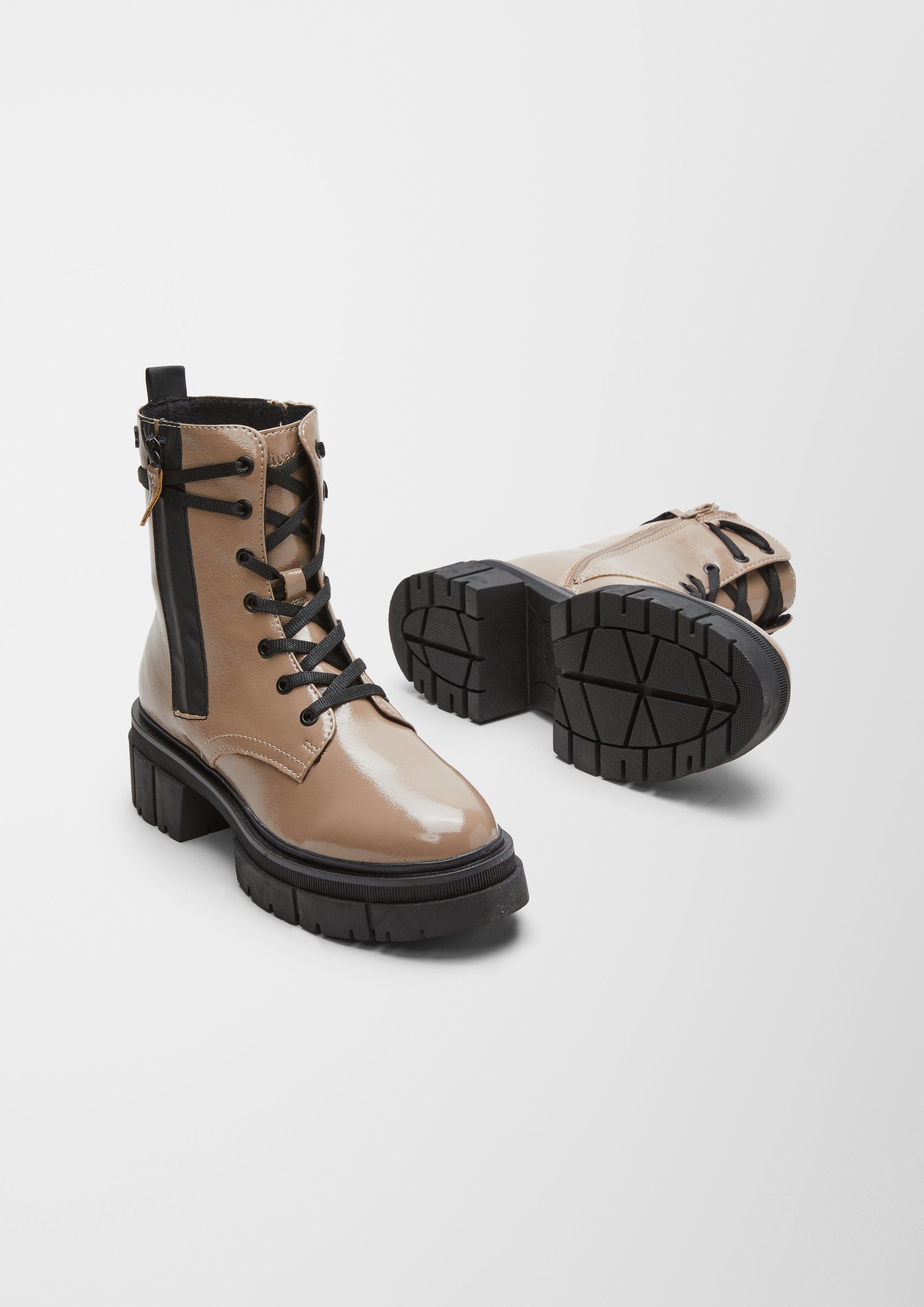 Boots in Lackleder-Optik  6006514-344
